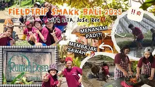 SERU BANGET🔥‼️ Kita MEMBAJAK SAWAH di Rumah Desa Tabanan | An Educational Vlog🎥