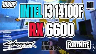 Intel i3 14100F + RX 6600 Benchmarks