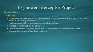 I-85 Project Updates From April Board Meeting