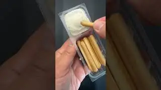 The Crispiest Creamy Bite Ever! 🤍🍪 #asmr