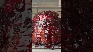 Cherry Bourbon Glazed Ham | Double Smoked Ham Recipe #food