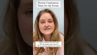 Let&rsquo;s look at an example of using the future simple and present continuous tense for the future.