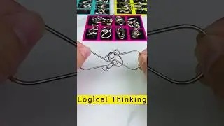 Easy way to solve the circle metal puzzle #shorts #puzzle