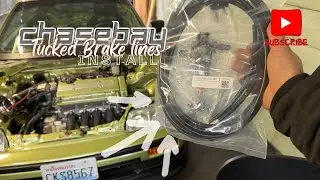 Chasebay brake line tuck install on my 88 Crx! We finally cleaned the carport too :)