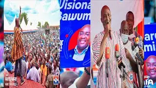 Ken's campaign spoils....! ay3 huhuuhu.....Supporters turn their backs and supports Bawumia.....!