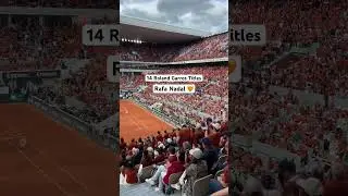 Tribute to Rafa Nadal Roland Garros 2025 | C&eacute;r&eacute;monie Hommage &agrave; Rafael Nadal | #rolandgarros