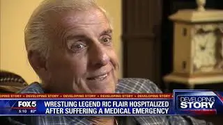 Wrestling legend Ric Flair hospitalized after suffering a medical emergency
