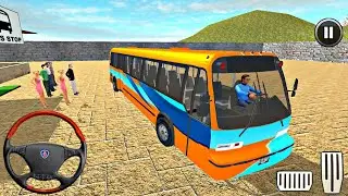 Uphill Offroad Mountain Bus Driving Simulator Games - Android Gameplay