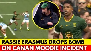 🚨RASSIE ERASMUS BREAKS SILENCE ON CANAN MOODIE&rsquo;S CARD | SPRINGBOKS NEWS