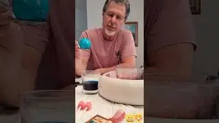 Daddy coloring eggs 😄🐣❤️💙💜🧡💚 #easter #coloringeggs