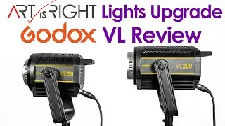 I upgraded my studio lights! A review of Godox VL Lights & Modifiers.