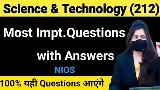 Nios 10th science Important Questions