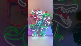 WOW! Comment &ldquo;Neon&rdquo; for info!👇 #handmadetneonsign #homedecor #diyneonsign #viralvideo