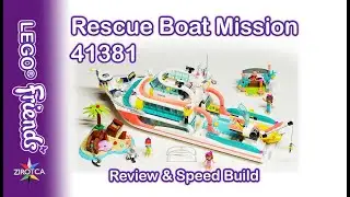 LEGO Rescue Mission Boat  Review | Speed Build | LEGO 41381 | LEGO Friends Series | LEGO Sets 2019