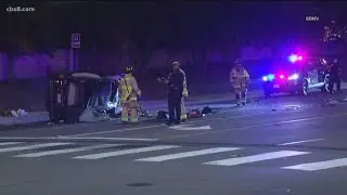 Teenage boy killed, 7 other teens injured in Carlsbad rollover crash