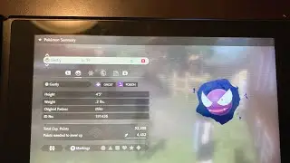 Pok&eacute;mon Legends Arceus - Shiny Gastly Evolution