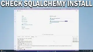 How To Check if SQLAlchemy is Installed