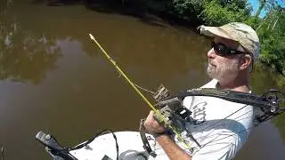 Snakehead Jumps!  Dogue Creek Bowfishing