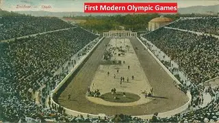First modern Olympic Games : Athens 1896 Olympic Games ,125 Anniversary of Games of the I Olympiad