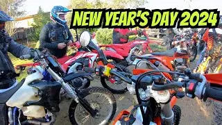 New Year's Day Ridge Runners Ride - 9 MINUTE MOTOS - Episode 27