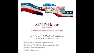 Helping Arizona Heroes / Welcome! We are Honored to Assist You. Bill Salvatore / Arizona Real Estate