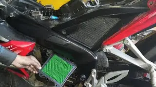 RS 200 air filter cleaning