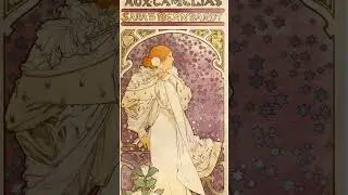 Alphonse Mucha, Sarah Bernhardt, 1896 #artesplorando #arte #shortdarte