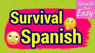 Learn Spanish: Survival Spanish | Spanish Lesson