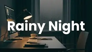 Rainy Night Deep Work Focus Music &mdash; Ambient Soundscape for Coding & Concentration (2 Hours)