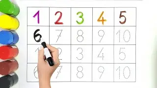 Numbers 1 to 10 | Kids Count Numbers 1-10 | Toddler & Preschool Educational Video #kiddostv