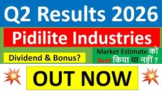 Pidilite Industries Q2 results 2026 | Pidilite results today | Pidilite Industries Share News today