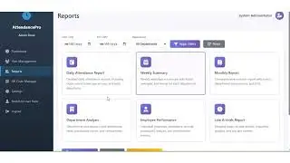 #Attendance Tracking Application | #Smart Employee & School Attendance Management System