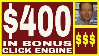 The Click Engine Review - $400 Bonus - $3,486 In Commissions.