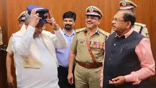 Chief Minister Siddaramaiah held a meeting of senior police officers and a progress review meeting.