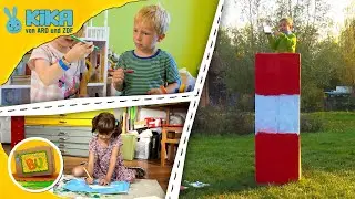 Urlaub: Wir malen Boote, Zelte und basteln einen Leuchtturm | ENE MENE BU
