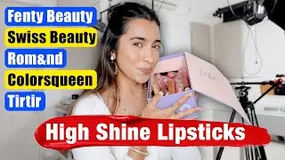 High Shine Lipsticks In My collection | Fenty Beauty, Colors Queen ,Tirtir and Rom&nd