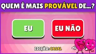 QUIZ DE CASAL! Voc&ecirc; consegue responder TODAS as perguntas? 🤔😏 #quiz #casal