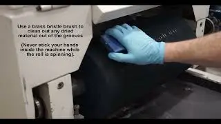 Stanza STM Series Roll Coater Cleaning Instructions