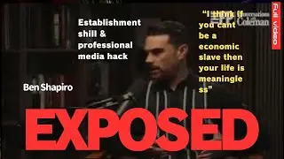 Exposing establishment shill Ben Shapiro for his grift and the elite&rsquo;s corruption 