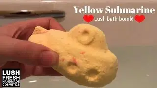 Yellow Submarine! Bath bomb ~\ lush review!