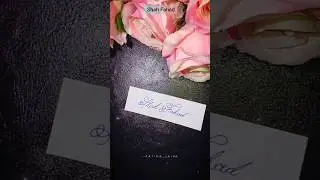 Shah Fahad✨ Name Status | #cursivewriting #calligraphymasters #calligraphyart #nameartvideo #writing