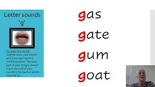 Letter Sound G