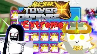 ALL STAR TOWER DEFENSE HOW TO SOLO RAID EXP EXTREME easy/ apenas units f&aacute;cil!