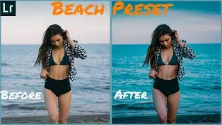 How to Edit Beach Photo | Free lightroom mobile Preset tutorial | Beach Preset