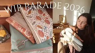 My 2026 wip parade : my first flosstube ! 