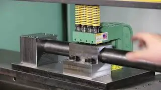 UniPunch Mandrel Style Punching: Dimple-Free Holes in Tubes & Pipes