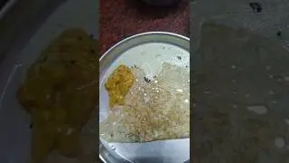 #dinner#crispy rava dosa #coconut chudne#sambar
