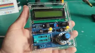 High-Precision Digital Frequency Counter & Inductance Tester Kit - for Capacitance & Electronics DIY