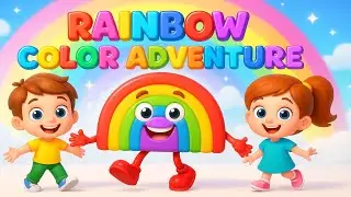 Rainbow Color Adventure 🌈✨ | Learn Colors with Singing & Fun! @TwinBabiesTv #preschoollearning #seo