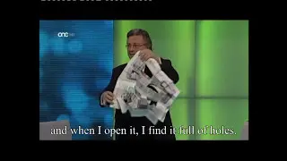 Fake News - Malta's Man of Magic - Vanni Pule, Mutilated Newspaper